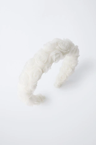 Ободок с цветами- Заказать в России