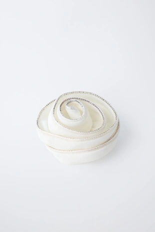 Заколка для волос «цветок» со стразами- Заказать в России