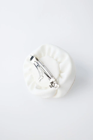 Заколка для волос «цветок» со стразами- Заказать в России