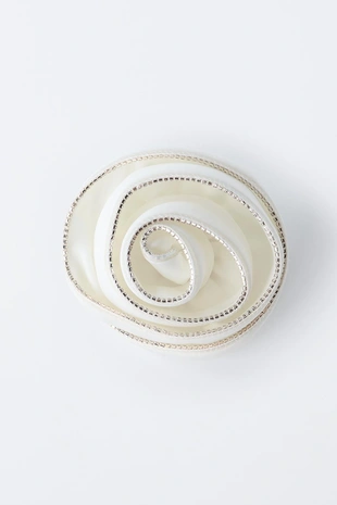 Заколка для волос «цветок» со стразами- Заказать в России