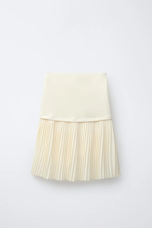 Плиссированная юбка миди