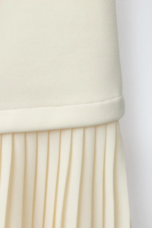 Плиссированная юбка миди