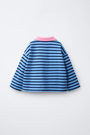 Поло в полоску