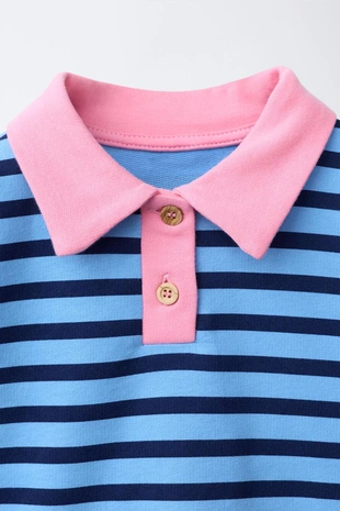 Поло в полоску