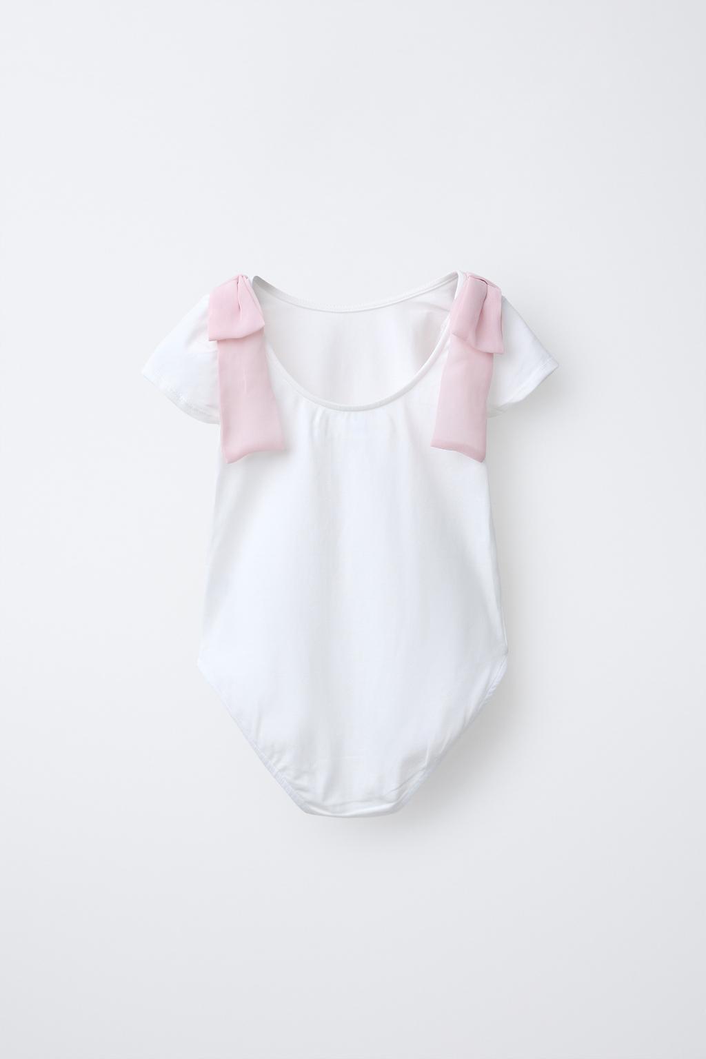 БОДИ С КОНТРАСТНЫМИ БАНТАМИ