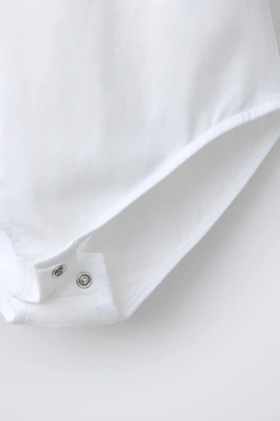 Боди с контрастными бантами- Заказать в России