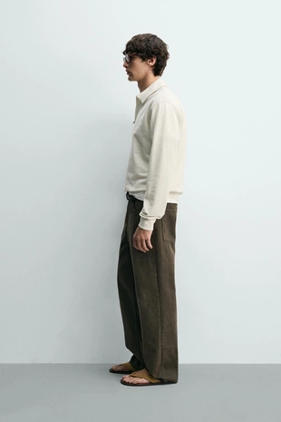 Толстовка поло на молнии