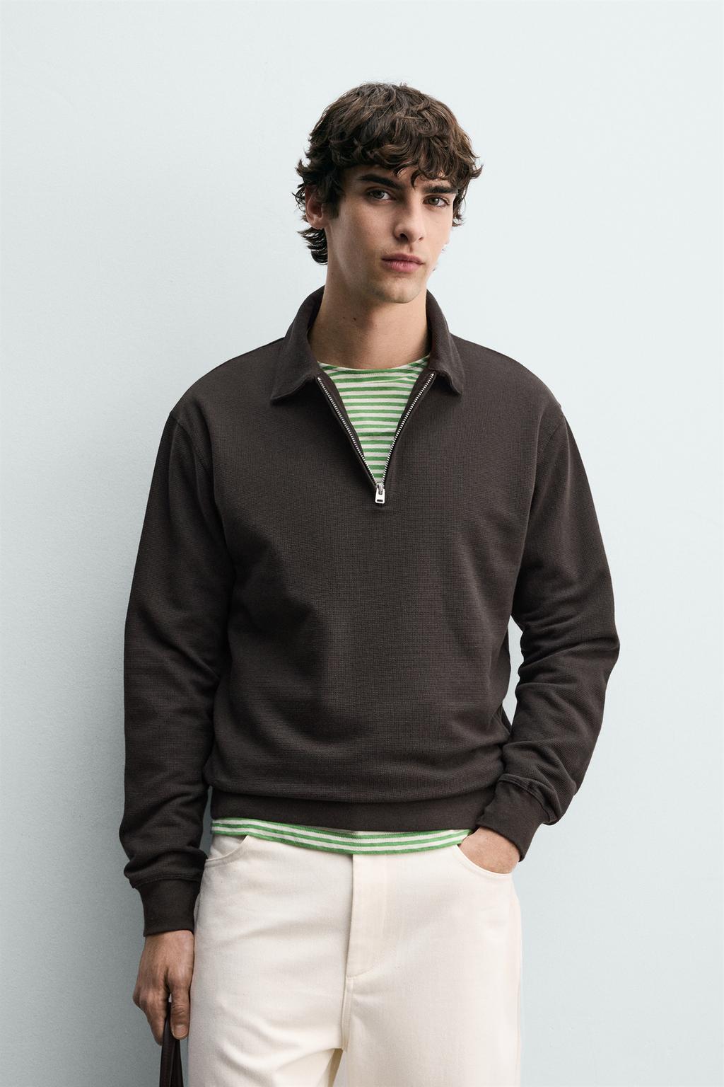 ТОЛСТОВКА ПОЛО НА МОЛНИИ