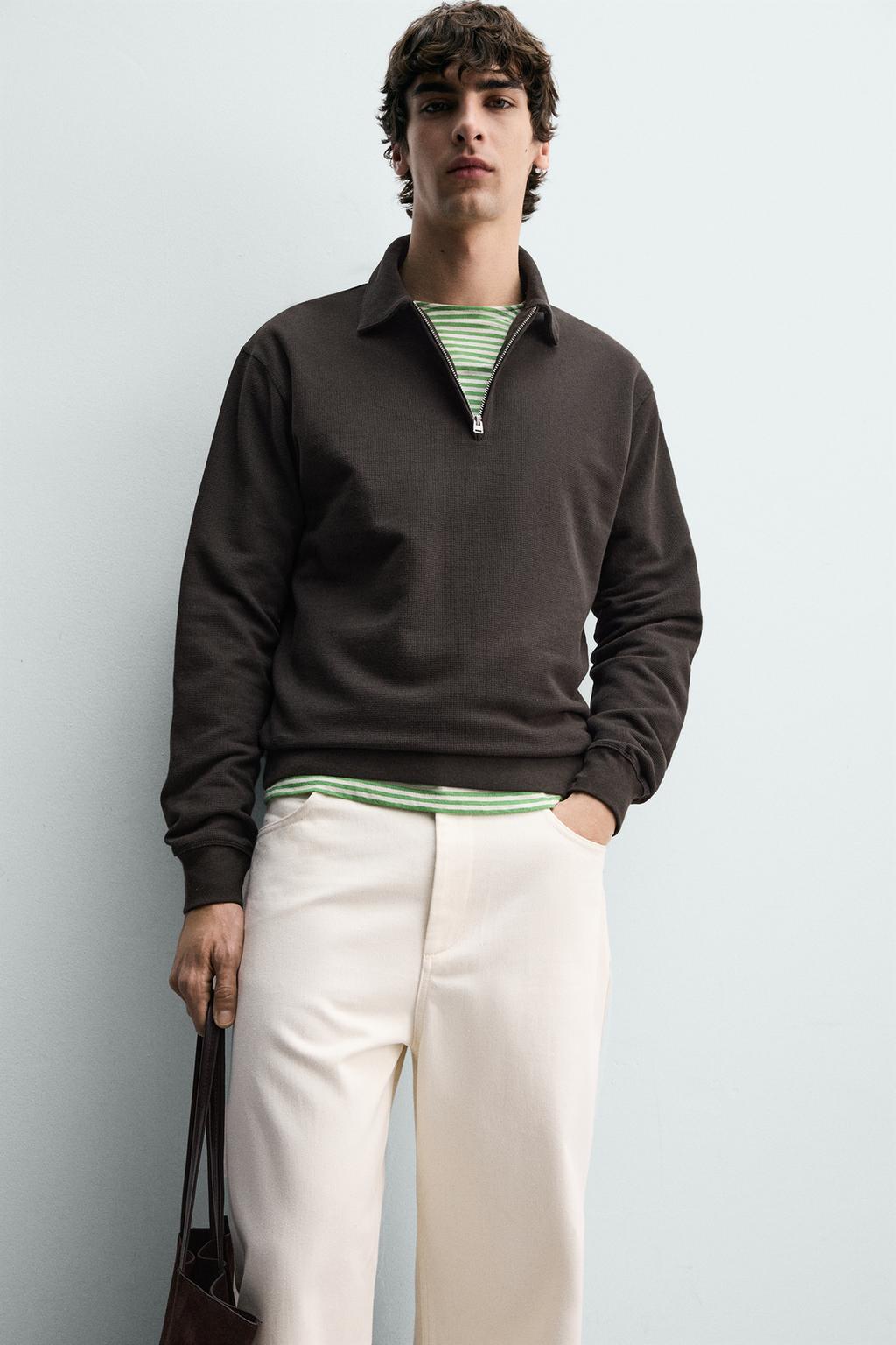 ТОЛСТОВКА ПОЛО НА МОЛНИИ