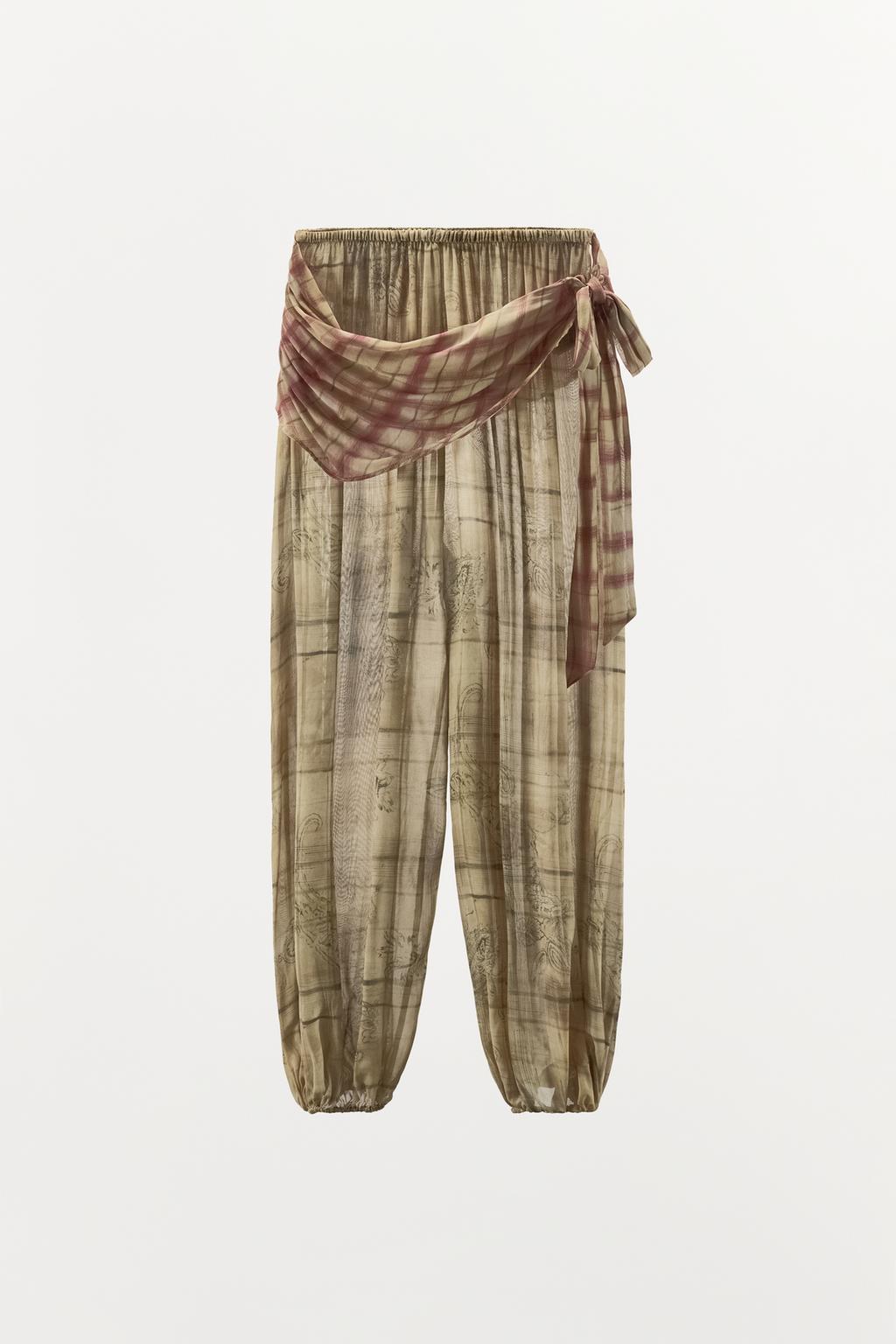 БРЮКИ-ШАРЫ С ПРИНТОМ «ПЛАТОК»