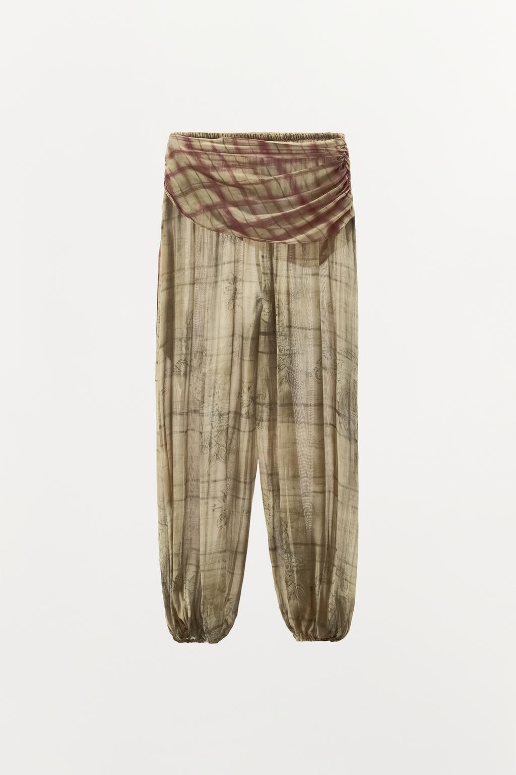 БРЮКИ-ШАРЫ С ПРИНТОМ «ПЛАТОК»