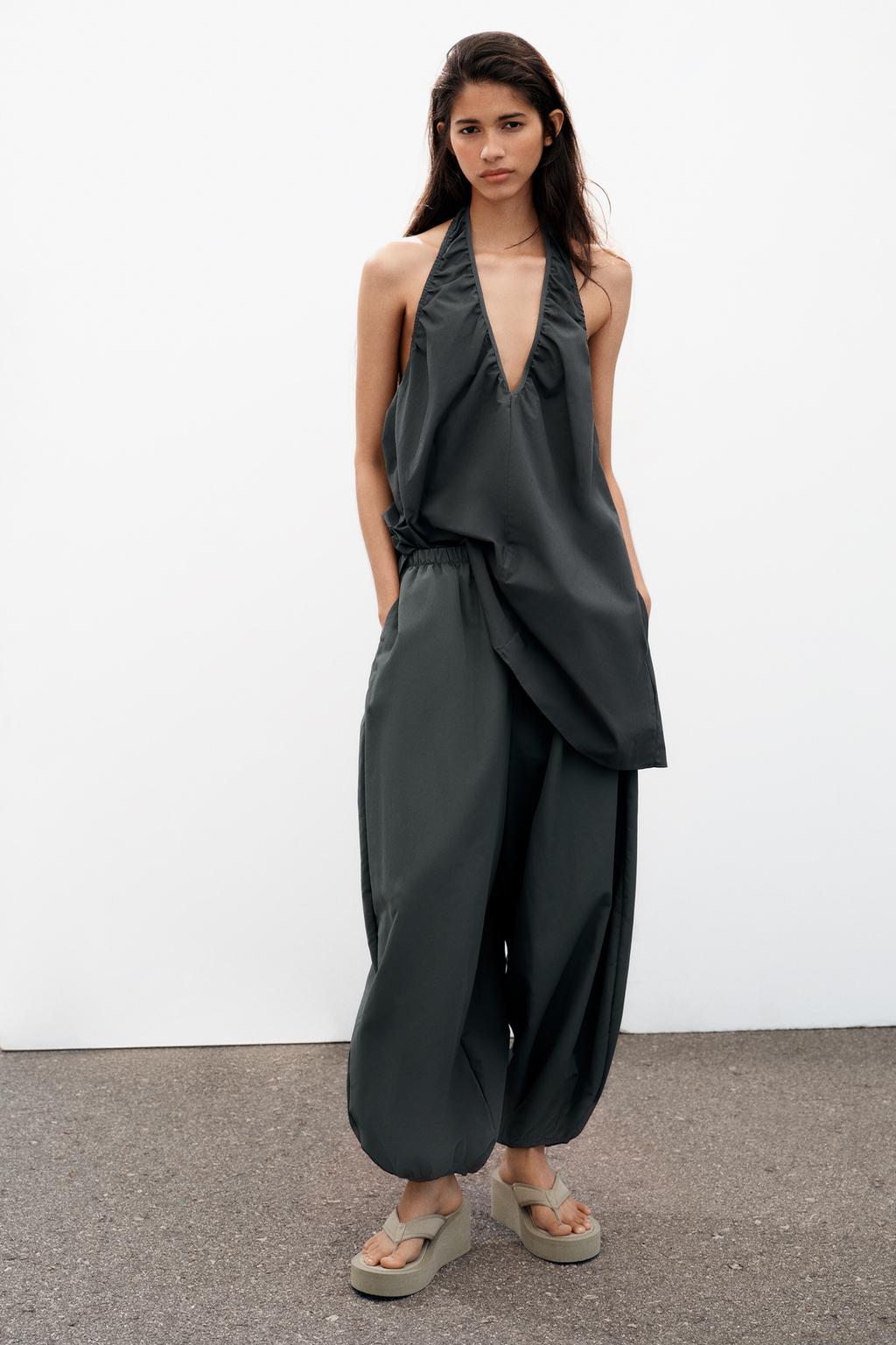 НЕЙЛОНОВЫЕ БРЮКИ-БОМБЕРЫ