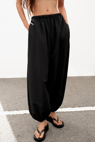 Нейлоновые брюки-бомберы