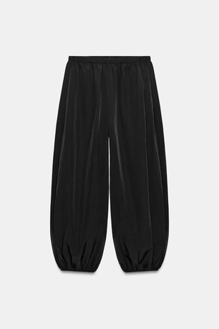 Нейлоновые брюки-бомберы