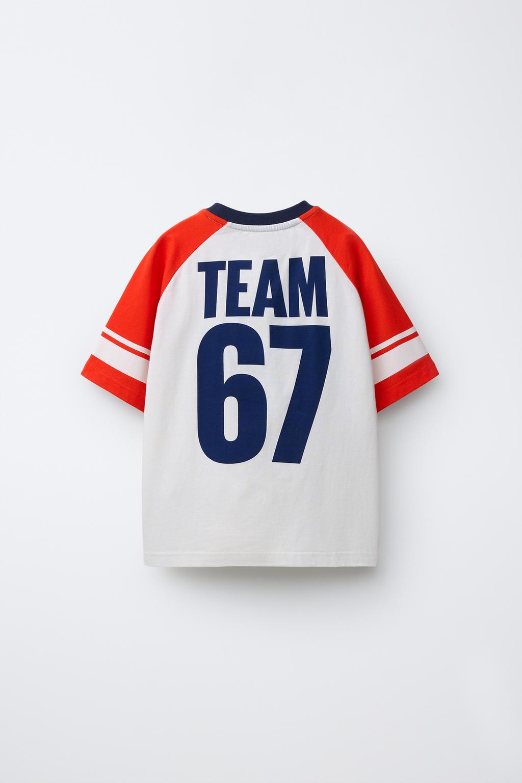 ФУТБОЛКА С ПРИНТОМ TEAM SIX SEVEN