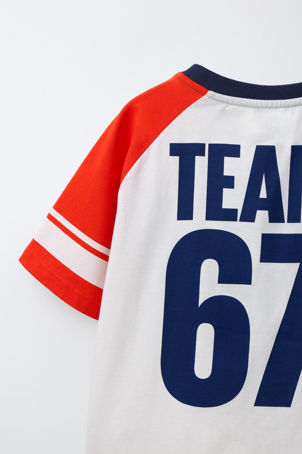 ФУТБОЛКА С ПРИНТОМ TEAM SIX SEVEN