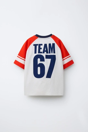 Футболка с принтом Team Six Seven- Заказать в России