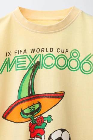 Футболка с принтом Fifa World Cup ™ 1986- Заказать в России