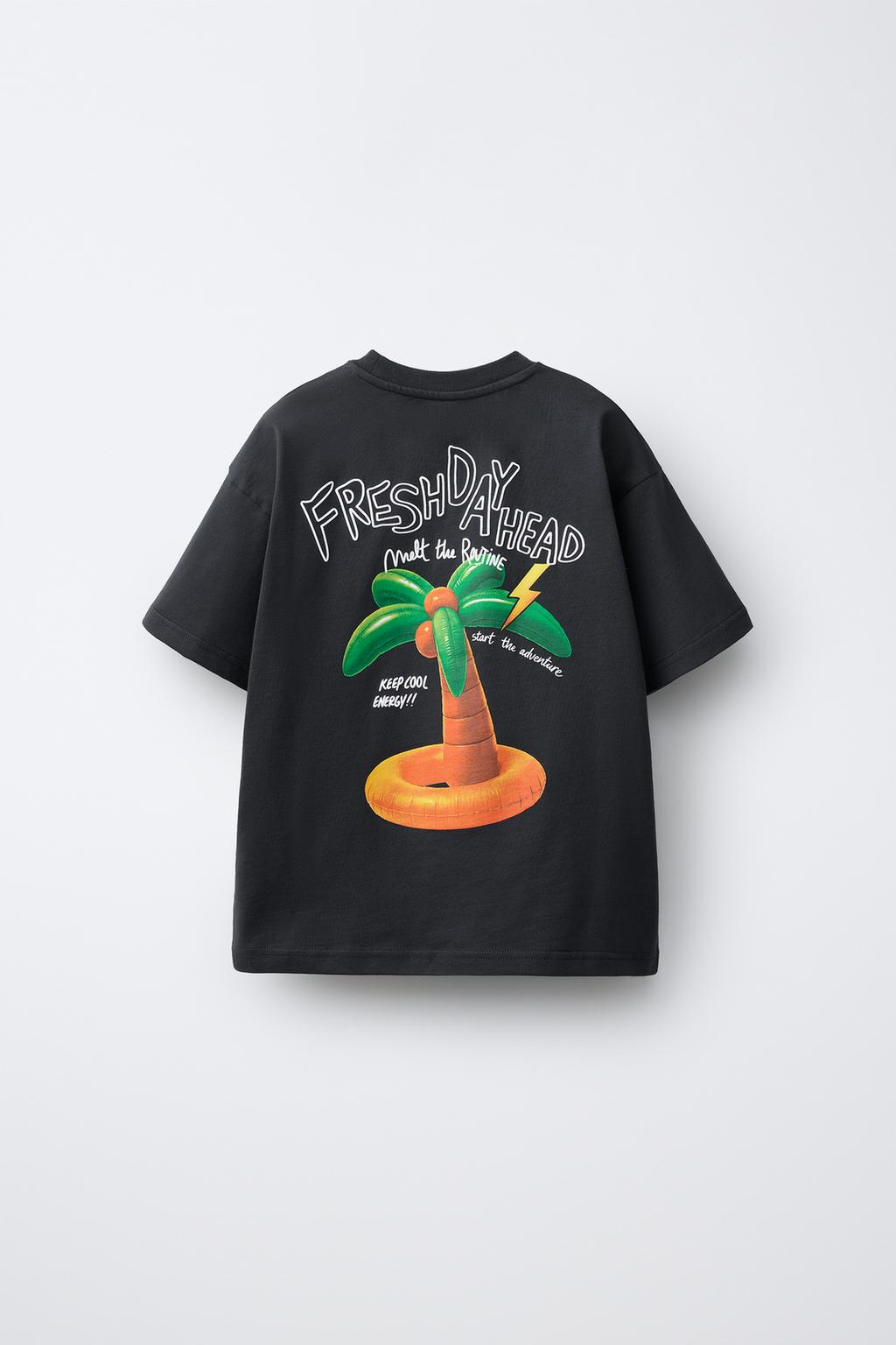 ФУТБОЛКА С ПРИНТОМ «ПАЛЬМА»