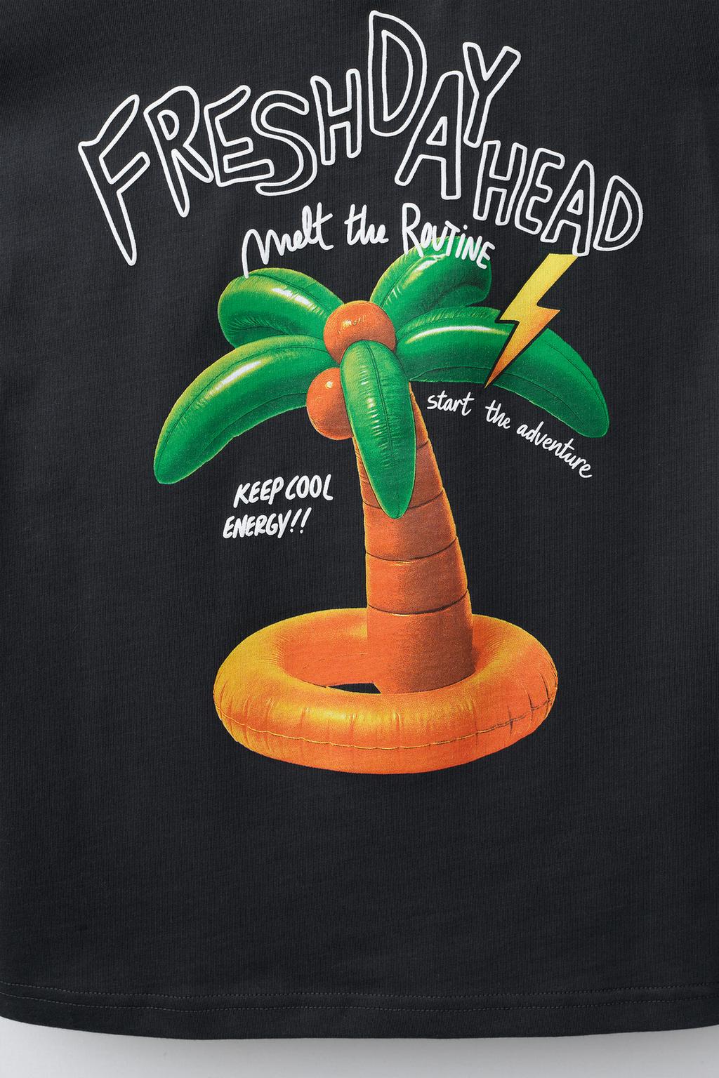 ФУТБОЛКА С ПРИНТОМ «ПАЛЬМА»