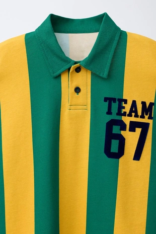 Поло в полоску Team Six Seven- Заказать в России