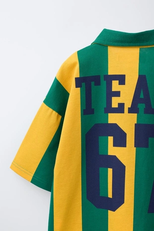 Поло в полоску Team Six Seven- Заказать в России