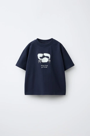 Футболка с крабом- Заказать в России