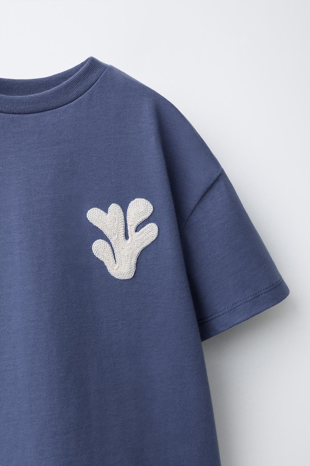 ФУТБОЛКА С КРУЖЕВНОЙ ОТДЕЛКОЙ