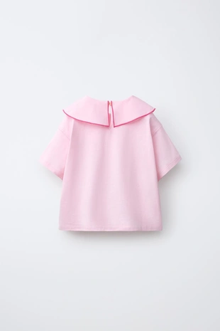 Футболка с бантом и шарфом