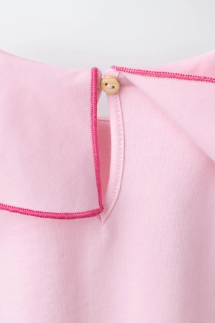 Футболка с бантом и шарфом