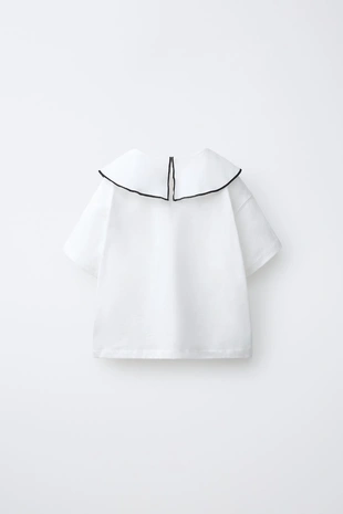 Футболка с бантом и шарфом