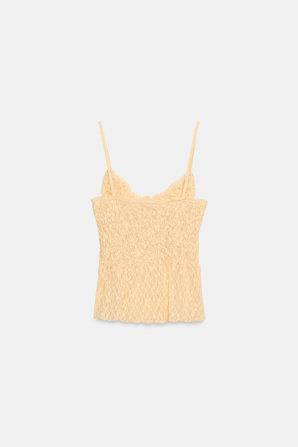 ТОП С ЖАТЫМ КРУЖЕВОМ