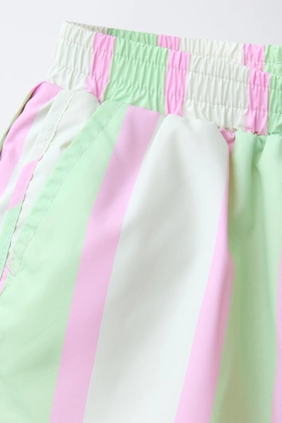 Водоотталкивающие шорты-бермуды в полоску- Заказать в России