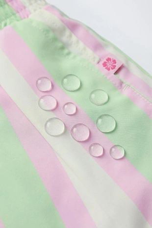 Водоотталкивающие шорты-бермуды в полоску- Заказать в России