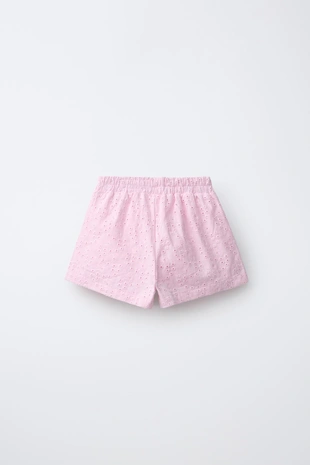 Шорты с вышивкой шиффли- Заказать в России