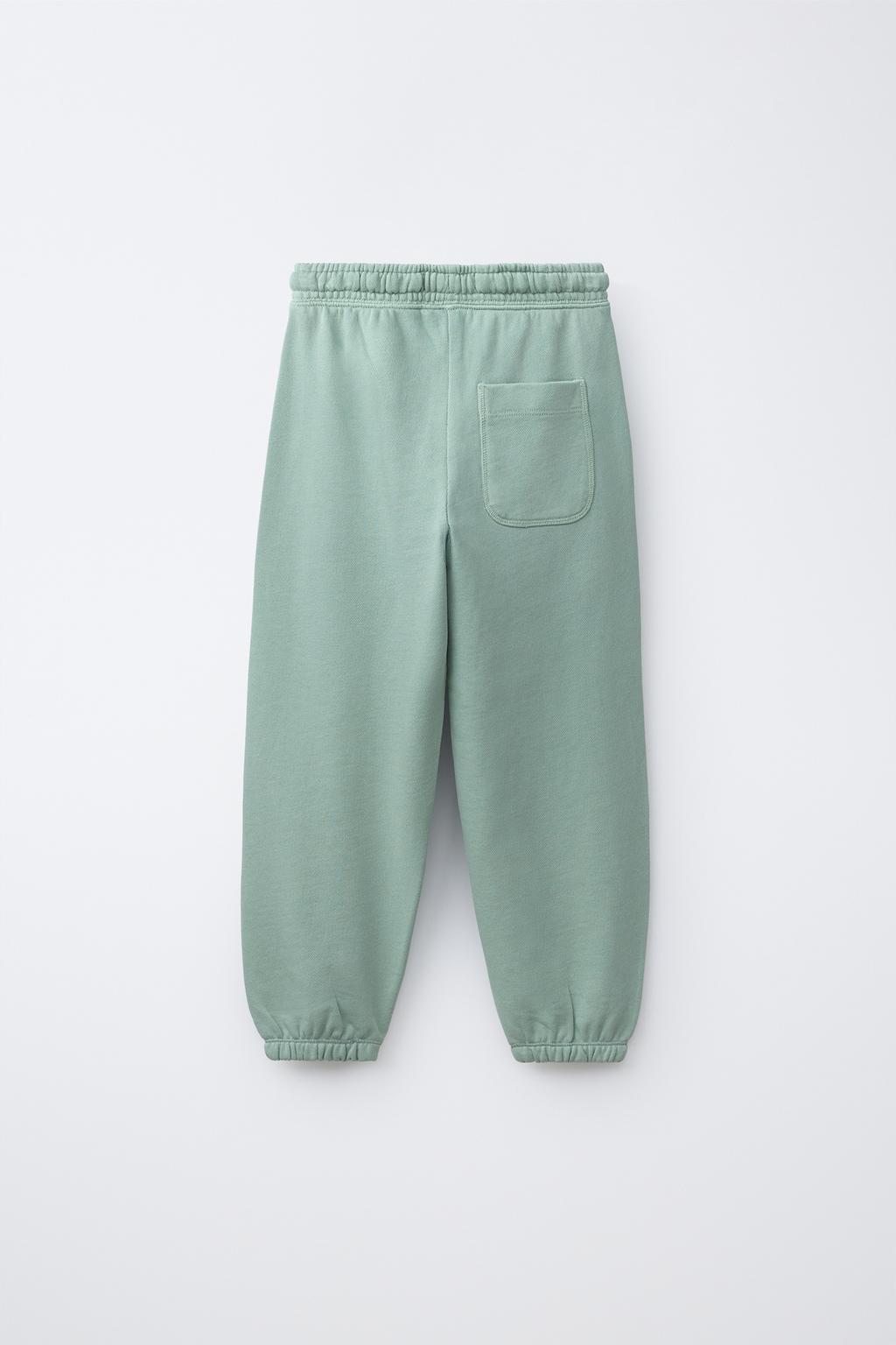 БРЮКИ BALLOON ИЗ ФЛИСА С ВЫШИВКОЙ