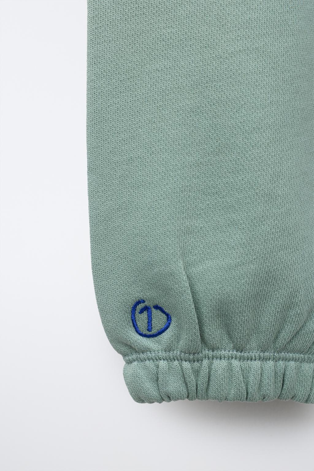 БРЮКИ BALLOON ИЗ ФЛИСА С ВЫШИВКОЙ