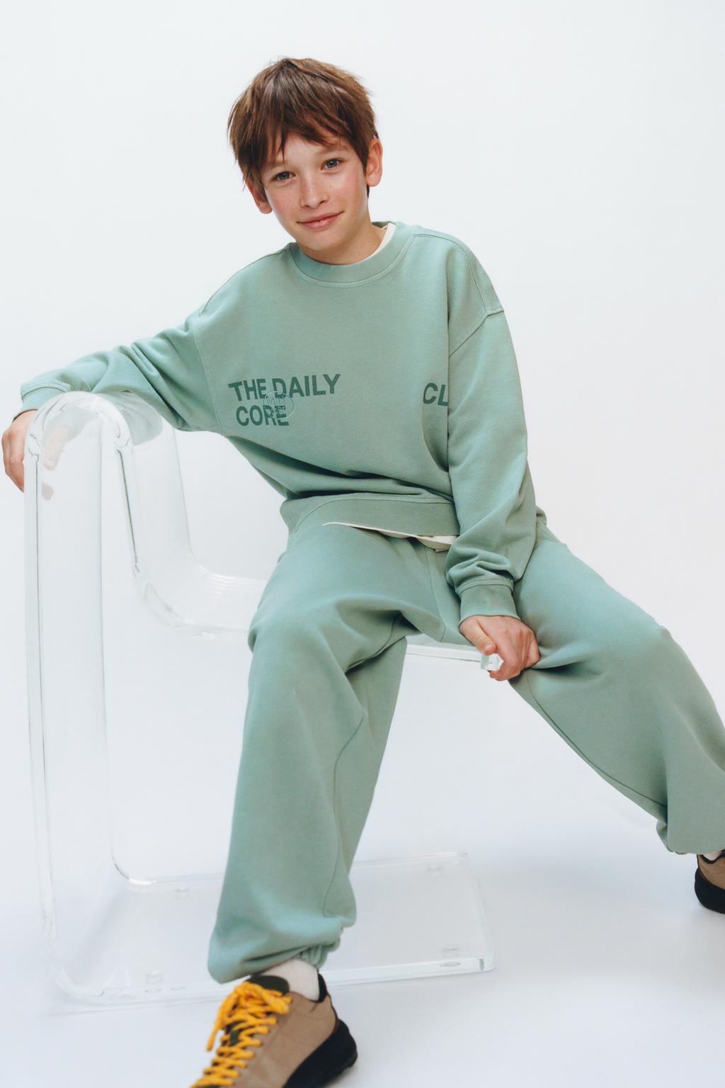 БРЮКИ BALLOON ИЗ ФЛИСА С ВЫШИВКОЙ