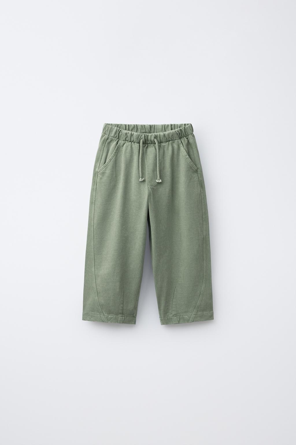 БРЮКИ BAGGY ИЗ ПЛОТНОГО ТРИКОТАЖА