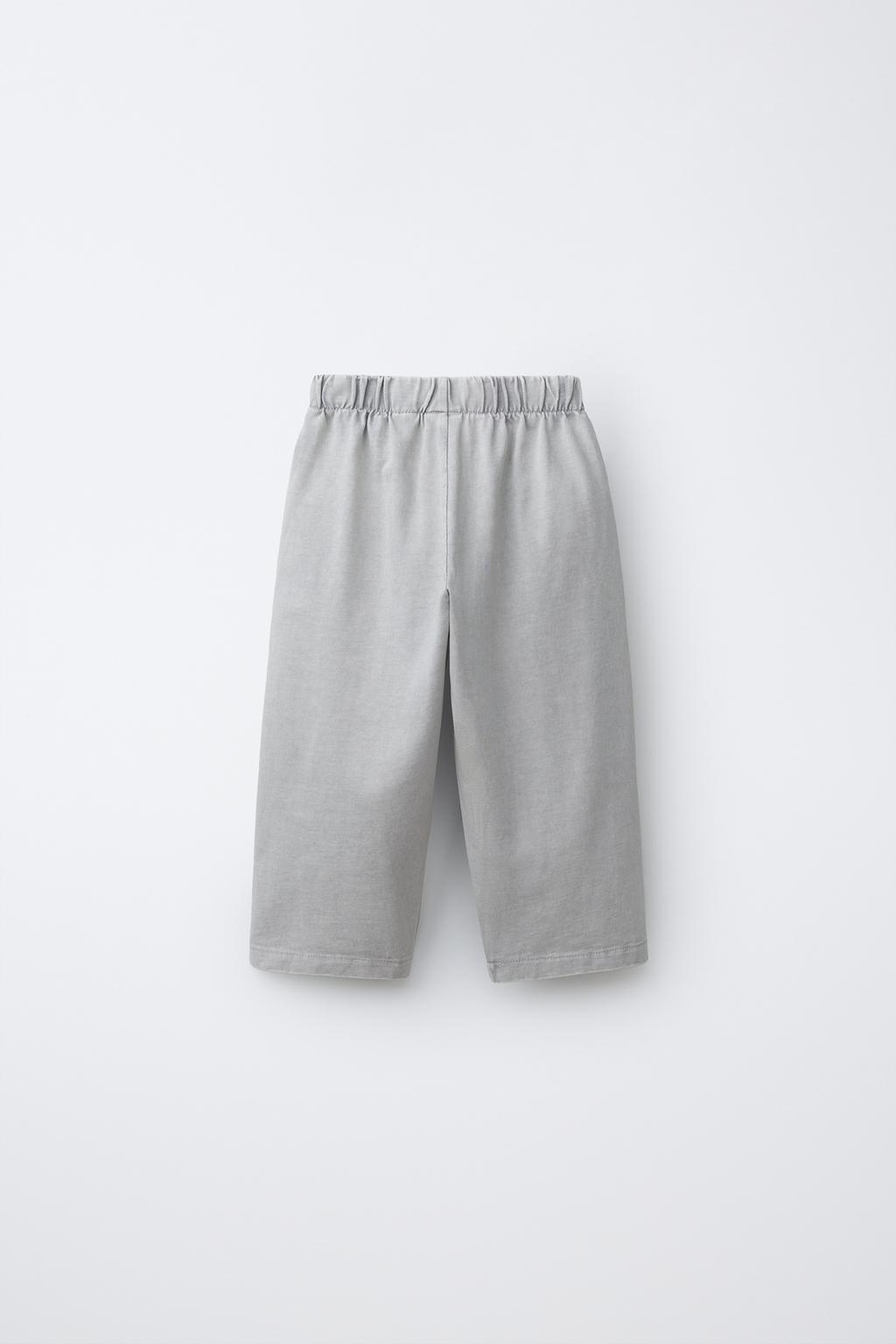 БРЮКИ BAGGY ИЗ ПЛОТНОГО ТРИКОТАЖА