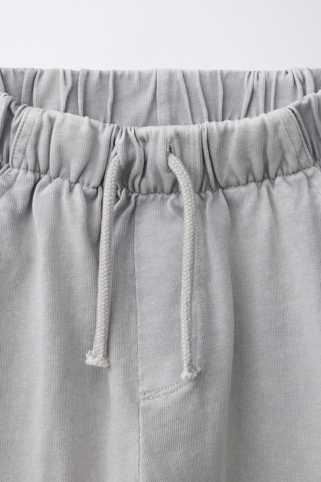 БРЮКИ BAGGY ИЗ ПЛОТНОГО ТРИКОТАЖА