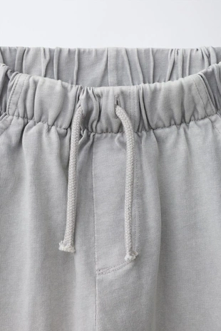 Брюки Baggy из плотного трикотажа