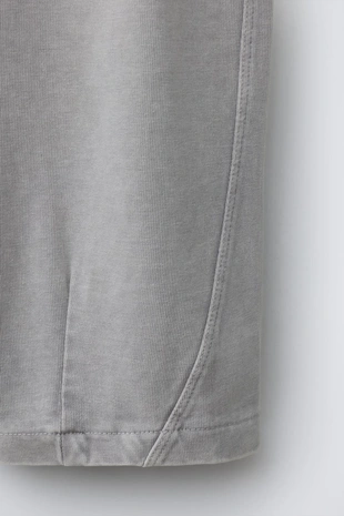 Брюки Baggy из плотного трикотажа