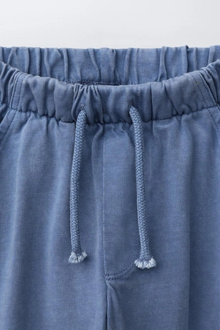 Брюки Baggy из плотного трикотажа