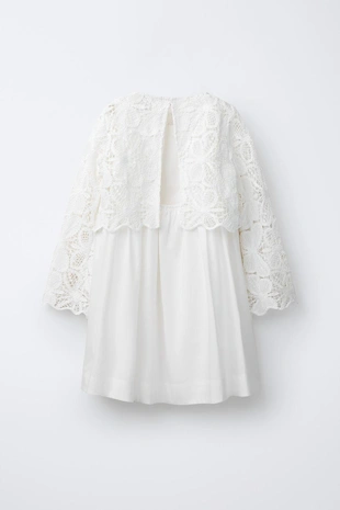 Двойное комбинированное кружевное платье- Заказать в России