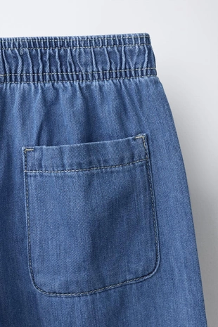 Брюки бочонок с эластичным поясом- Заказать в России