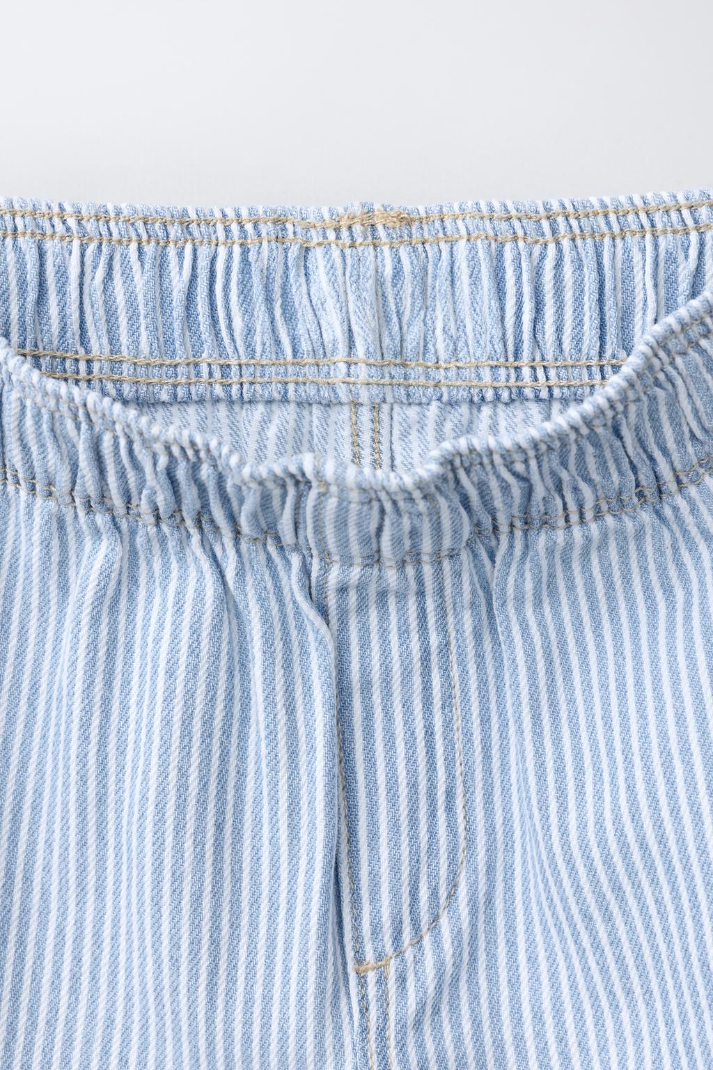 БРЮКИ BARREL В ПОЛОСКУ