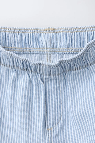 Брюки Barrel в полоску- Заказать в России