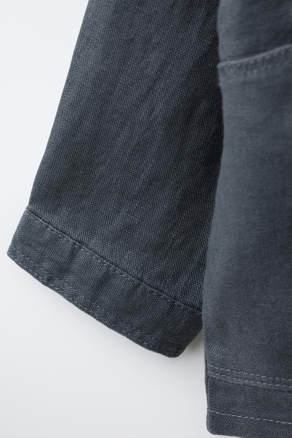 КУРТКА-РУБАШКА ИЗ 100% ЛЬНА