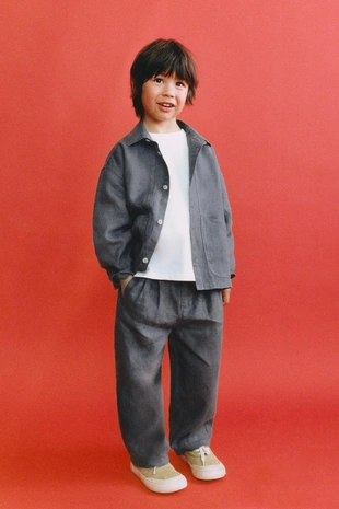 Куртка-рубашка из 100% льна